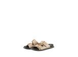 TOM TAILOR Damen Flache Sandalen mit Gold-Akzent, gold, Uni, Gr. 41