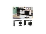 Vicco Schminktisch Lara Schwarz Hochglanz 120 x 50 cm mit 2 Schubladen