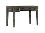 vidaXL Schreibtisch Schwarz 110×50×75 cm Massivholz Mango