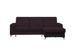 Stylife Ecksofa , Aubergine , Textil , Ottomane rechts, L-Form , 247x167 cm , Typenauswahl, Stoffauswahl, seitenverkehrt erhältlich, Hocker erhältlich, Rücken echt , Wohnzimmer, Sofas & Couches, Wohnlandschaften, Ecksofas mit Schlaffunktion