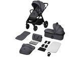 Lionelo Kinderwagenset , Grau , 2-teilig , 62x115x94 cm , EN 1888 , Baby on Tour, Kinderwagen, Kombikinderwagen