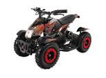 Elektro-Kinderquad Cobra, 800 Watt, bis 24 km/h, ab 8 Jahren, Federung, 3x 12V-Akku, Scheibenbremsen (Rot/Schwarz)