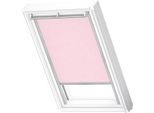 Verdunklungsrollo VELUX "DKL 4659S, Motiv: Kids Rosa Sterne", kids rosa sterne, alufarben, S08, stufenlos positionierbar, Polyester, Rollos, Verdunklungsrollo, alufarbene Führungsschienen & Griffleiste