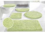 my home Badematte »Sanremo, Badvorleger, Badezimmer Teppich, sehr weich«, rutschhemmend beschichtet, fussbodenheizungsgeeignet-schnell trocknend, Badteppich, unifarben, rechteckig, rund & als 3-tlg. Set erhältlich