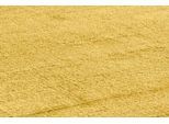 Teppich HEINE HOME Gr. 6, gelb (senfgelb), H:7mm Ø:150cm, Viskose, Teppiche, Teppich
