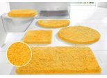my home Badematte »Sanremo, Badvorleger, Badezimmer Teppich, sehr weich«, rutschhemmend beschichtet, fussbodenheizungsgeeignet-schnell trocknend, Badteppich, unifarben, rechteckig, rund & als 3-tlg. Set erhältlich