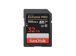 SanDisk Extreme Pro - Flash-Speicherkarte - 32 GB - Video Class V30 / UHS-I U3 / Class10 - SDHC UHS-I