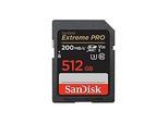 SanDisk Extreme Pro - Flash-Speicherkarte - 512 GB - Video Class V30 / UHS-I U3 / Class10 - SDXC UHS-I