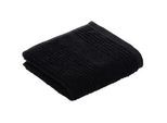 Vossen Gästetuch , Schwarz , Textil , Uni , 30x50 cm , ISO 9001, Fkt, Made in Austria, Oeko-Tex® Standard 100 , Heimtextilien, Badtextilien, Gästehandtücher
