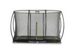 Exit Toys Trampolin Exit Ground 244X366 , Schwarz , Metall, Kunststoff , rechteckig , 366x203x244 cm , EN 71 , Freizeit & Co, Gartenspielzeug, Hüpfburgen & Trampoline