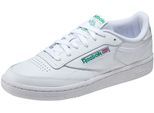 Sneaker REEBOK CLASSIC "CLUB C 85", Damen, Gr. 37, grün (weiß, grün), Leder, Schuhe Sneaker