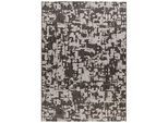 Obsession Flachwebeteppich , Grau , Textil , Abstraktes , rechteckig , 80x150 cm , für Fußbodenheizung geeignet , Teppiche und Böden, Teppiche, Webteppiche