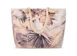 Strandtasche , Braun, Taupe, Beige , Textil , Vogel , 43x60 cm , Freizeit & Co, Koffer & Taschen, Strandtaschen