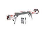 KS Tools Aluminium-Sicherheits-Laufbühne, L1000xB405xH480 mm