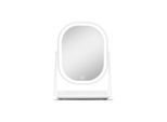 Gillian Jones Mirror With LED Light and Tray - White