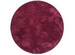 Esprit Hochflorteppich , Lila , Textil , Uni , rund , Textiles Vertrauen - Oeko-Tex® , für Fußbodenheizung geeignet, in verschiedenen Größen erhältlich, Fasern thermofixiert (heatset), pflegeleicht , Teppiche und Böden, Teppiche, Runde Teppiche