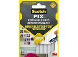 Scotch FIX™ REMOVABLE PADS doppelseitige Klebepads für max. 300,0 g 11,0 x 15,0 mm, 36 St.
