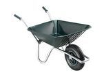 Schubkarre, 85 Liter, 11 kg, Kunstoffwanne grün