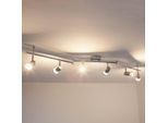 Lindby Deckenlampe Arminius, 6-flg., 120 cm, chromfarben