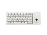 Cherry Tastaur XS Trackball Keyboard G84-5400, QWERTZ, mit 2 Maustasten, USB-Anschluss, hellgrau
