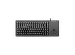 Cherry Tastaur XS Trackball Keyboard G84-5400, QWERTZ, mit 2 Maustasten, USB-Anschluss, schwarz