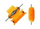 Kabelbox brennenstuhl® Safe-Box BIG, für Kabel-Steckerbindungen, für den Innen- und Aussenbereich, IP44, L 90 x B 215 x H 75 mm, Kunststoff, gelb