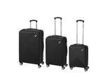 Trolley-Set "Kingston" 3-tlg. - schwarz
