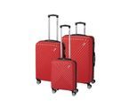 Trolley-Set "Kingston" 3-tlg. - rot