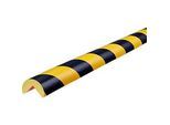 Knuffi® Eckschutz Typ A Removable, selbstklebend, wiederverwendbar, stossdämpfend, PU-Schaum, 1 m, -40 °C bis +80 °C, schwarz/gelb