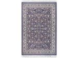 Villeroy & Boch Flachwebeteppich , Blau, Creme , Textil , orientalisch , rechteckig , 190x285 cm , Oeko-Tex® Standard 100 , für Fußbodenheizung geeignet, in verschiedenen Größen erhältlich, pflegeleicht, strapazierfähig , Teppiche und Böden, Teppiche, Webteppiche