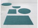my home Badematte »Numan, Badvorleger, Badezimmer Teppich«, strapazierfähig-fussbodenheizungsgeeignet, Rauten-Muster, Badteppich, auch als 3 teiliges Set erhältlich