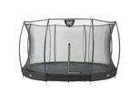 Exit Toys Trampolin Exit Ground Ø427 , Schwarz , Metall, Kunststoff , rund , 203 cm , EN 71 , Freizeit & Co, Gartenspielzeug, Hüpfburgen & Trampoline