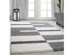 Ayyildiz Teppiche Hochflor-Teppich »Gala Shaggy 2505«, rechteckig, 30 mm Höhe, Langflor, Läufer, alle Räume, Wohnzimmer