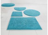 my home Badematte »Maren, Badvorleger, Badezimmer Teppich«, rutschhemmend beschichtet, fussbodenheizungsgeeignet, Bio-Baumwolle, Badteppich, Badematten auch als 3 teiliges Set