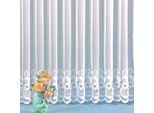 Weckbrodt Gardine »Flensburg«, (1 St.), Jacquard, strukturiert, halbtransparent, Bordüre, Sockel, Store