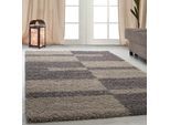Ayyildiz Teppiche Hochflor-Teppich »Gala Shaggy 2505«, rechteckig, 30 mm Höhe, Langflor, Läufer, alle Räume, Wohnzimmer