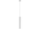 Xxxl Pendelleuchte , Weiß , Metall , rund , 6x185x6 cm , RoHS, Europäischer Sicherheitsstandard , Lampen & Leuchten, Leuchtenserien