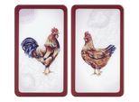 WENKO Herd-Abdeckplatte »Universal Modell Farm«, (Set, 2 tlg.), Herdabdeckung für alle Herdarten, kratzfest, mit rutschfesten Füssen