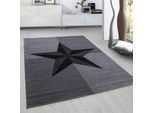 Ayyildiz Teppiche Teppich »Plus 8002«, rechteckig, 6 mm Höhe, Läufer, Flachflor, Stern, robust, Webteppich, alle Räume