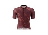 Gonso Radtrikot »Road Jersey Print M«, Herren Fahrradtrikot kurzarm, Full-Zip Trikot, Rückentasche, Slim Fit