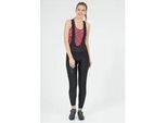Radhose ENDURANCE "Jayne Long", Damen, Gr. 40, EURO-Größen, schwarz, 72% Polyamid, 28% Elasthan, unifarben, bedruckt, sportlich, lang, Hosen, mit extra weichem Polster
