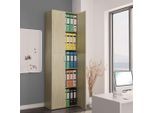 vidaXL Büroschrank Sonoma-Eiche 60x32x190 cm Holzwerkstoff