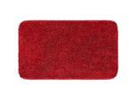 Grund Badteppich , Rot , Textil , Abstraktes , rechteckig , 50x80 cm , Oeko-Tex® Standard 100, Made in Europe , für Fußbodenheizung geeignet, rutschfest , Heimtextilien, Badtextilien, Badematten