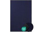 FloorDirekt Schmutzfangmatte , Blau , Textil , meliert , rechteckig , 60x90 cm , Oeko-Tex® Standard 100 , rutschfest, schmutzabweisend, für Fußbodenheizung geeignet, für alle Fußböden geeignet, rutschhemmend, pflegeleicht, abriebfest, lichtunempfindlich, widerstandsfähig , Teppiche und Böden, Schmutzfangmatten, Schmutzfangmatten