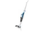 HYUNDAI Akku-Hand-und Stielstaubsauger "VC914", weiß (weiß, blau), B:26cm H:119,5cm T:21cm, Akkusauger, 14,4 V Li-ion Akk, bis zu 25 Min, HEPA Filter, LED