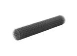 vidaXL Drahtzaun Stahl mit PVC-Beschichtung 25x1 m Grau