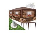tectake® Pavillon, in 2 Größen, im Steckystem, mit UV-Schutz, wasserdicht