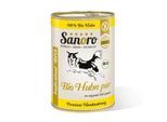 Sanoro Pures Fleisch vom BIO-Huhn mit 5 % Leber 12x400g