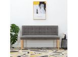 vidaXL Bank 140 cm Grau Samt