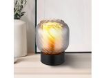 Tischlampe Xia, Höhe 17 cm, rauchgrau, Glas